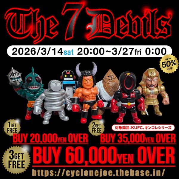 2026/3/14(土) pm20:00～ご予約開始！】”THE 7 DEVILS