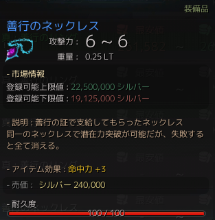 黒い砂漠 アクセサリー改定3 オンラインゲームを研究しよう 黒い砂漠