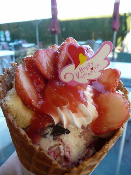 苺 いちご その2 31アイスクリームのリッチストロベリーパフェ 佐野アウトレット店 Soba De Sova