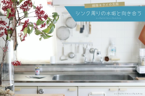 掃除キライの克服 キッチン シンク周りの水垢と向かい合った結果 シンプルライフ シンプルスタイル Powered By ライブドアブログ
