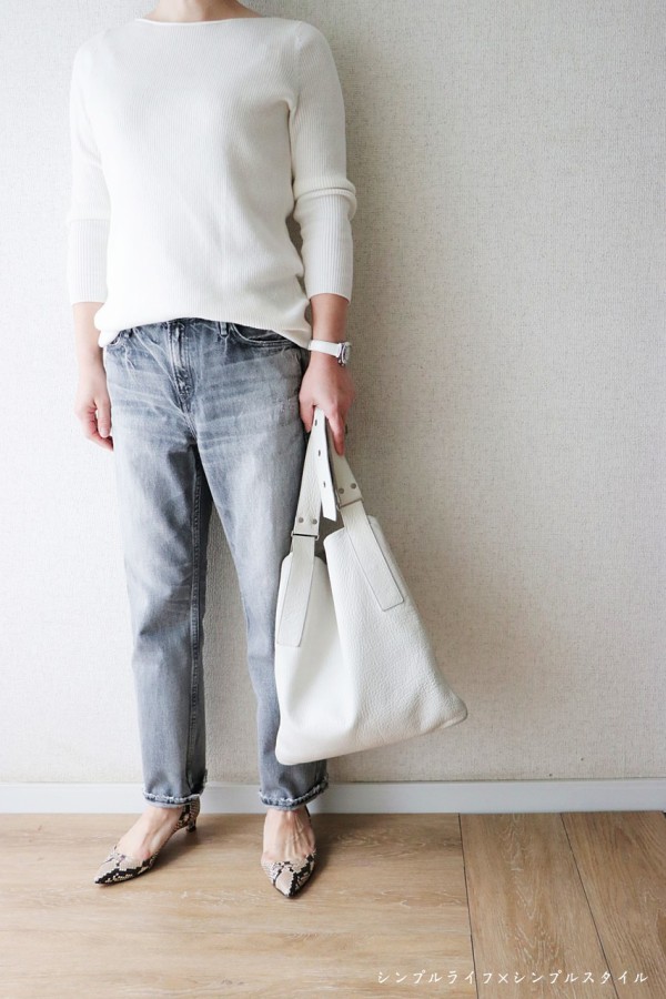 ４０代春のファッション 大人グレーデニムコーデと気になること シンプルライフ シンプルスタイル Powered By ライブドアブログ