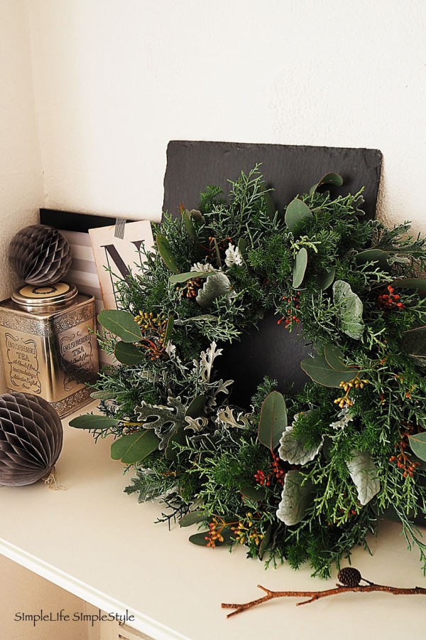 我が家のクリスマスリース シンプルライフ シンプルスタイル Powered By ライブドアブログ