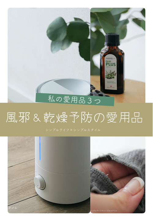 乾燥が気になる季節 風邪対策の加湿器などの愛用品３つ シンプルライフ シンプルスタイル Powered By ライブドアブログ