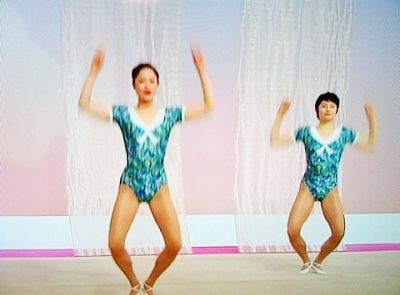 テレビ体操　レオタード　食い込み 