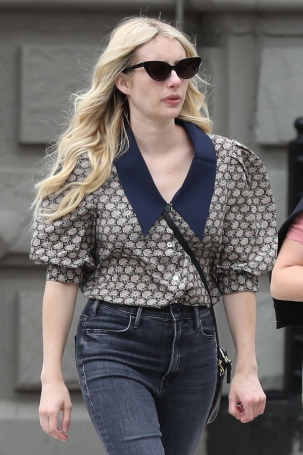 エマ ロバーツ ギャレット ヘドランド 息子のロードスくんをベビーカーに乗せてボストンでお出かけ 海外セレブファッションブログ 最新スナップ おしゃれ情報が盛り沢山 Dailycelebritydiary