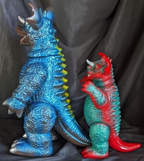 ジャイアント＆スタンダード・バラゴン（ブルマァク復刻・マルサン
