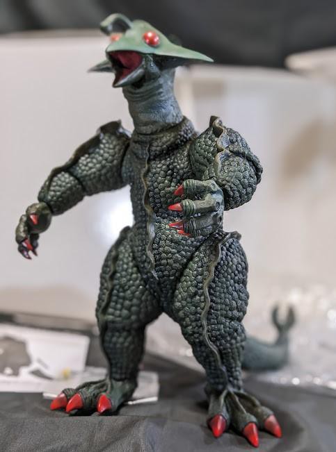 宇宙大怪獣ギララ（エクスプラス）箱付ソフビフィギュア : 恐竜怪獣大