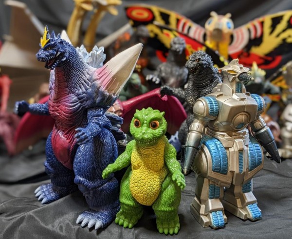 平成ＶＳシリーズ　ゴジラ・メカゴジラ・デストロイア他（バンダイ）ソフビ４体セット ゴジラ 平成VSシリーズ（バンダイ）ソフビフィギュア13体