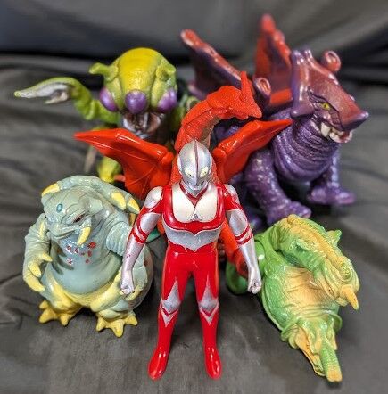 ウルトラマングレート＆登場怪獣（バンダイ）ソフビフィギュア6体