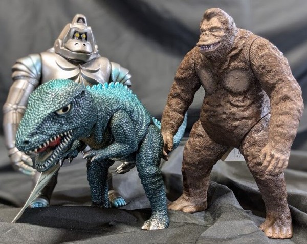 キングコング＆メカニコング＆ゴロザウルス（バンダイ）タグ付ソフビ3