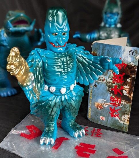 大魔神＆ガメラ＆ダイモン（マルサン・M1号）大映怪獣ソフビ3体