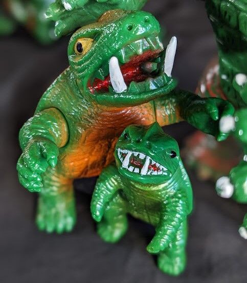 昭和ガメラ＆ギロン＆ギャオス（日東復刻）ソフビフィギュア9体セット