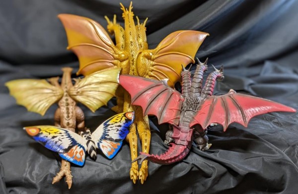 平成モスラ・デスギドラ＆キングギドラ来襲（バンダイ）ソフビ