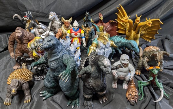 昭和ゴジラ東宝チャンピオンまつり（バンダイ）ソフビフィギュア 19体