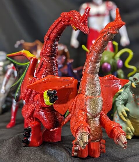 ウルトラマングレート＆登場怪獣（バンダイ）ソフビ・コンプ15体