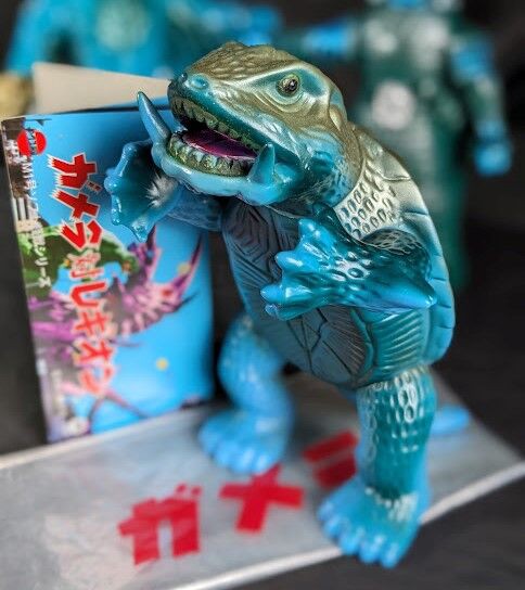 大魔神＆ガメラ＆ダイモン（マルサン・Ｍ１号）大映怪獣ソフビ３体セット＋２ 大魔神＆ガメラ＆ダイモン（マルサン・M1号）大映怪獣ソフビ3体