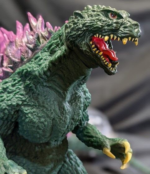ミレニアム雛形ゴジラ新世紀緑成型＆ガメラ3未開封（バンプレスト