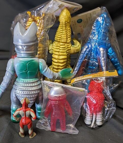 キーラ・羽閉ドラコ未開封・他ウルトラマン怪獣（ブルマァク復刻