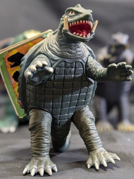 昭和～平成ガメラ（バンダイ）タグ付ソフビフィギュア3体セット