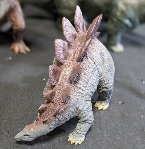 昭和レトロ恐竜（ツクダホビー）ソフビフィギュア3体セット : 恐竜