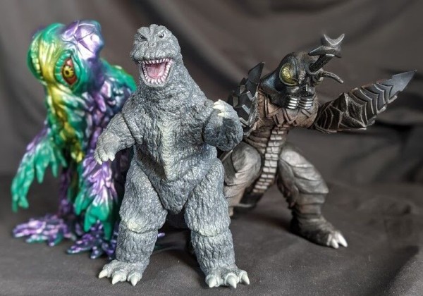 ヘドラセット「ゴジラ対ヘドラ」（Y・MSF）ソフビフィギュア