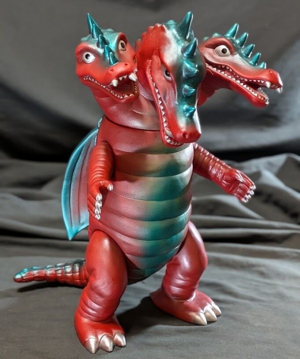 ジャイアント 三つ首竜「スペクトルマン」登場怪獣（マスダヤ復刻）ソフビ ジャイアント＆スタンダード 三つ首竜「スペクトルマン」（マスダヤ