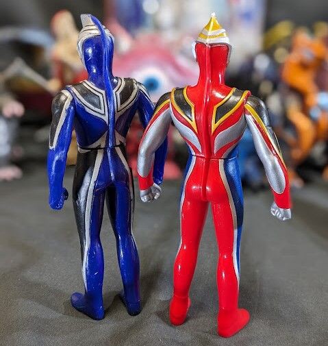 ウルトラマンガイア天使降臨セット＆登場怪獣（バンダイ）ソフビ