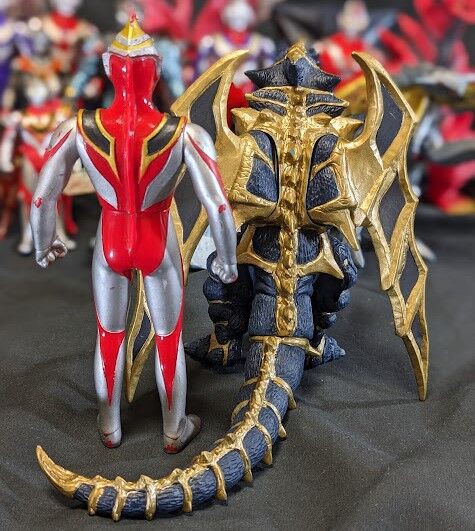 ウルトラマンティガ・ダイナ・ガイア＆怪獣（バンダイ）ソフビ13体