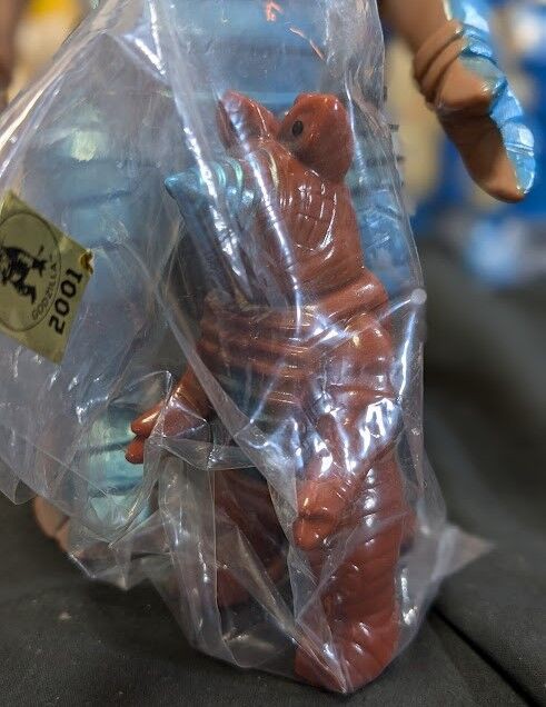 モゲラ2体＆未開封ミステリアン赤青黄（M1号）ソフビフィギュア計5