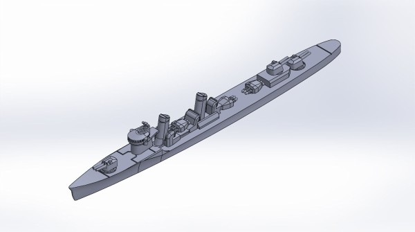 1 00 特型駆逐艦i型 吹雪型 リメイク版 原型製作記 その3 Dameya 1 144