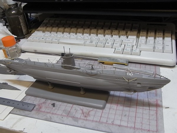 1/144 UボートIIB型製作記（その3） : DAMEYA＠1/144