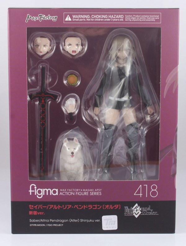 レビュー】figma セイバー/アルトリア・ペンドラゴン [オルタ] 新宿ver. / ex:ride キュイラッシェ・ノワール : dark's  toy