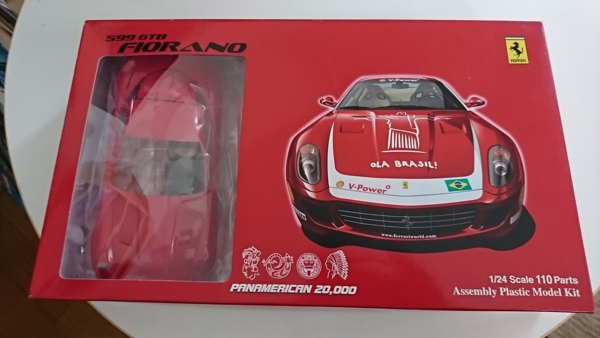 フジミ 1/24 フェラーリ 599GTB フィオラノ【15】 : ムーンフェイズの趣味の小部屋