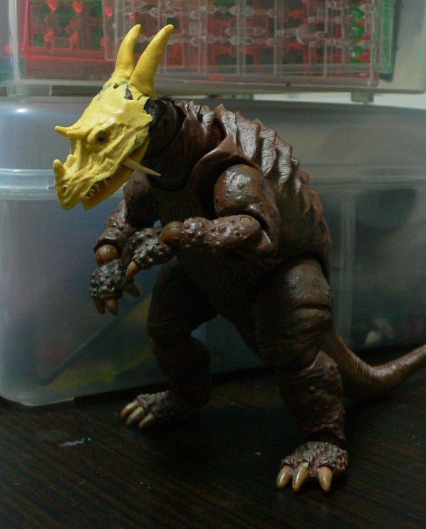 地底怪獣パゴス／30cmソフビ・ハイブリッド改造品／ウルトラQ