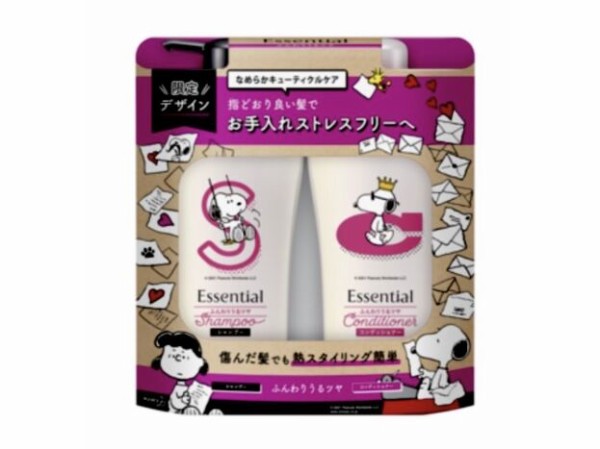 花王 エッセンシャル スヌーピーふんわりうるツヤシャンプー コンディショナーポンプセット 21 07 13 Tues 玲奈のフォトブック