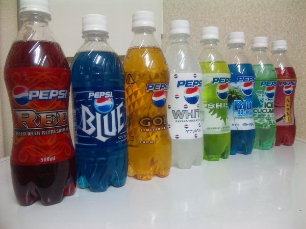 歴代変な味ペプシを並べると鮮やか ムズ痒いブログ
