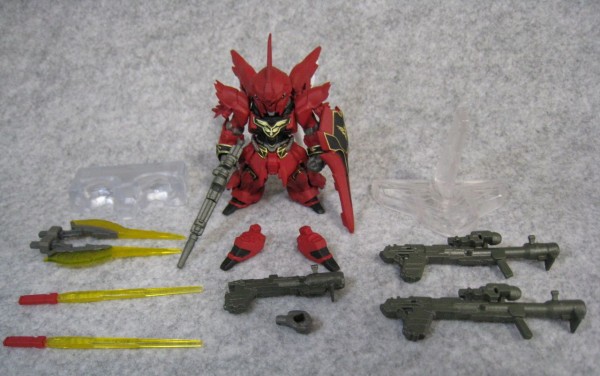 ガンダムコンバージ EX23 シナンジュ フルウェポンセット : 何かブンドド