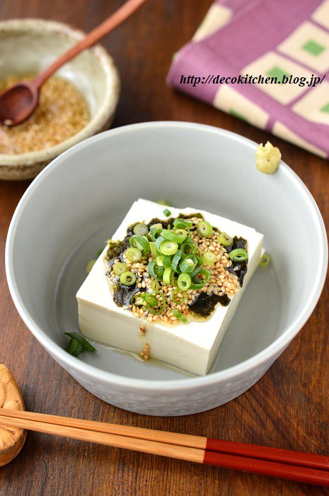 作業時間1分 味変も簡単 海苔塩だれ冷や奴 Decoの小さな台所 体にやさしい妄想料理レシピ 薬膳メモ付き Powered By ライブドアブログ