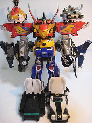 DX炎神大将軍　と　DXガンバルオーブラックバージョン　セット 玩具】DX炎神合体ガンバルオー ブラックバージョン : 無理なもん
