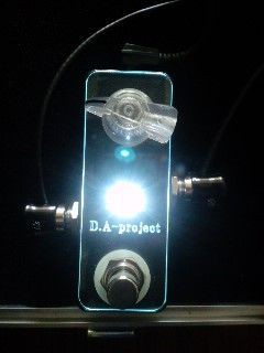 ギター D.A-Booster DAブースター バッファードバイパス LED:Green