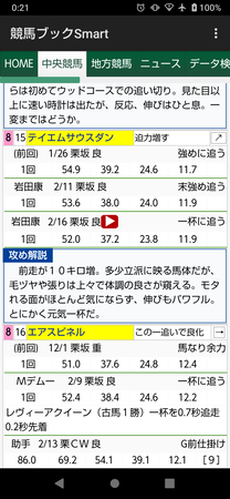 おすすめされて競馬ブックスマート入れたんやけど ハロン棒ch 競馬まとめ