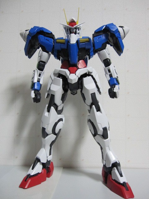 PGダブルオーライザー 制作レビュー②バックパック&腕部&発光編