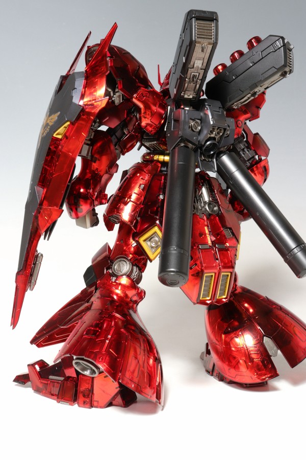 RG ガンダムベース限定 サザビー ［メカニカルコアメッキ］ 塗装/完成