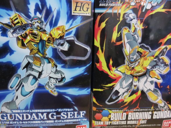 ガンダム35周年RISE! カラー HG Gセルフ　RISEカラー 機動戦士ガンダム35周年記念 RISE!カラー