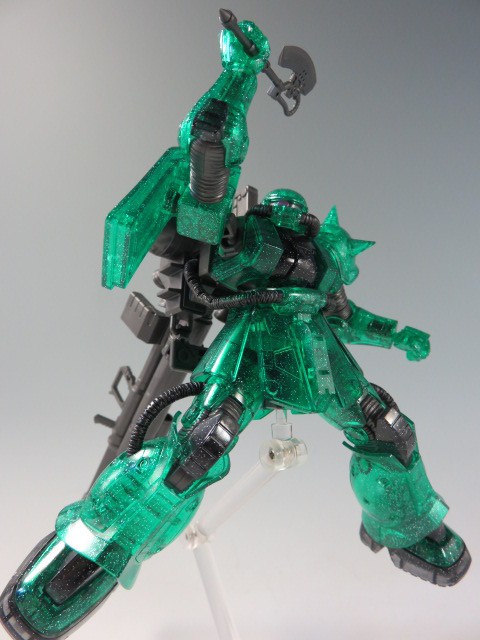 HG 量産型ザク(GUNDAM THUNDERBOLT Ver.) リミテッドクリアVer