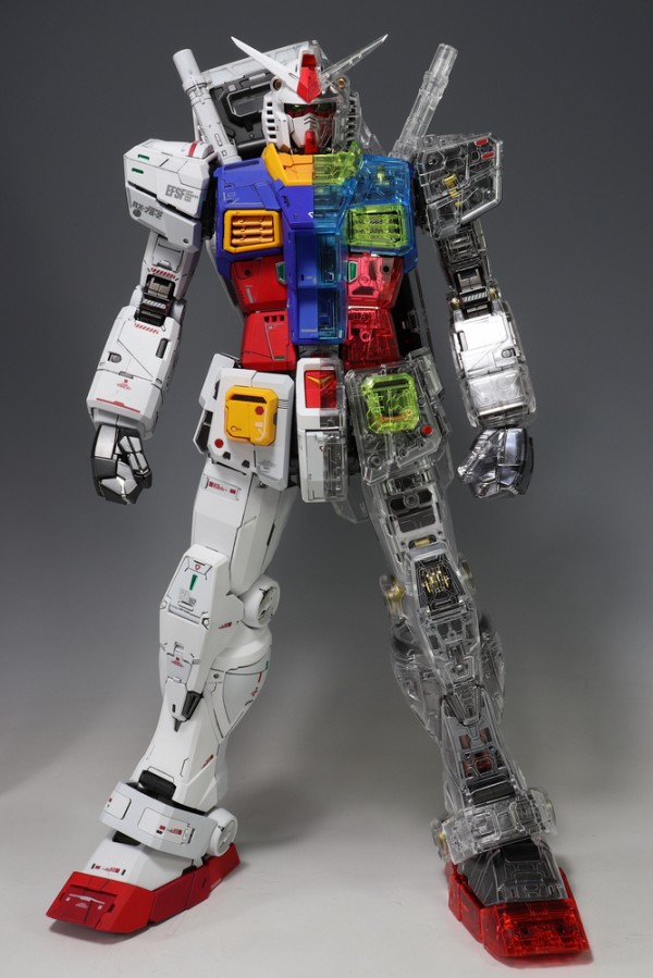 PG UNLEASHED RX-78-2ガンダム クリアカラーボディ 完成編