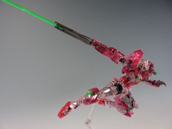RG ダブルオークアンタ トランザムクリアVer. レビュー