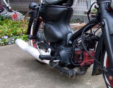 リトルカブfiマフラー　自作 リトルカブ 鉄パイプでマフラーを自作してくれ！ その① : GOOD