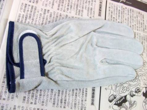 ホムセンの革手袋をスケルトンレザーグローブにしてくれ！ : GOOD 