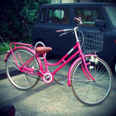 26インチのママチャリ 全塗装